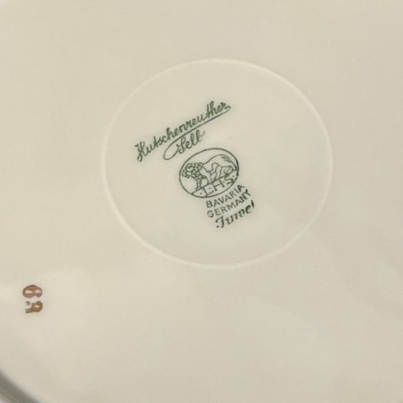 Vintage Hutschenreuther Selb Bavaria Turvel 7.75” Salad Plate porcelain Pattern - Picture 3 of 3